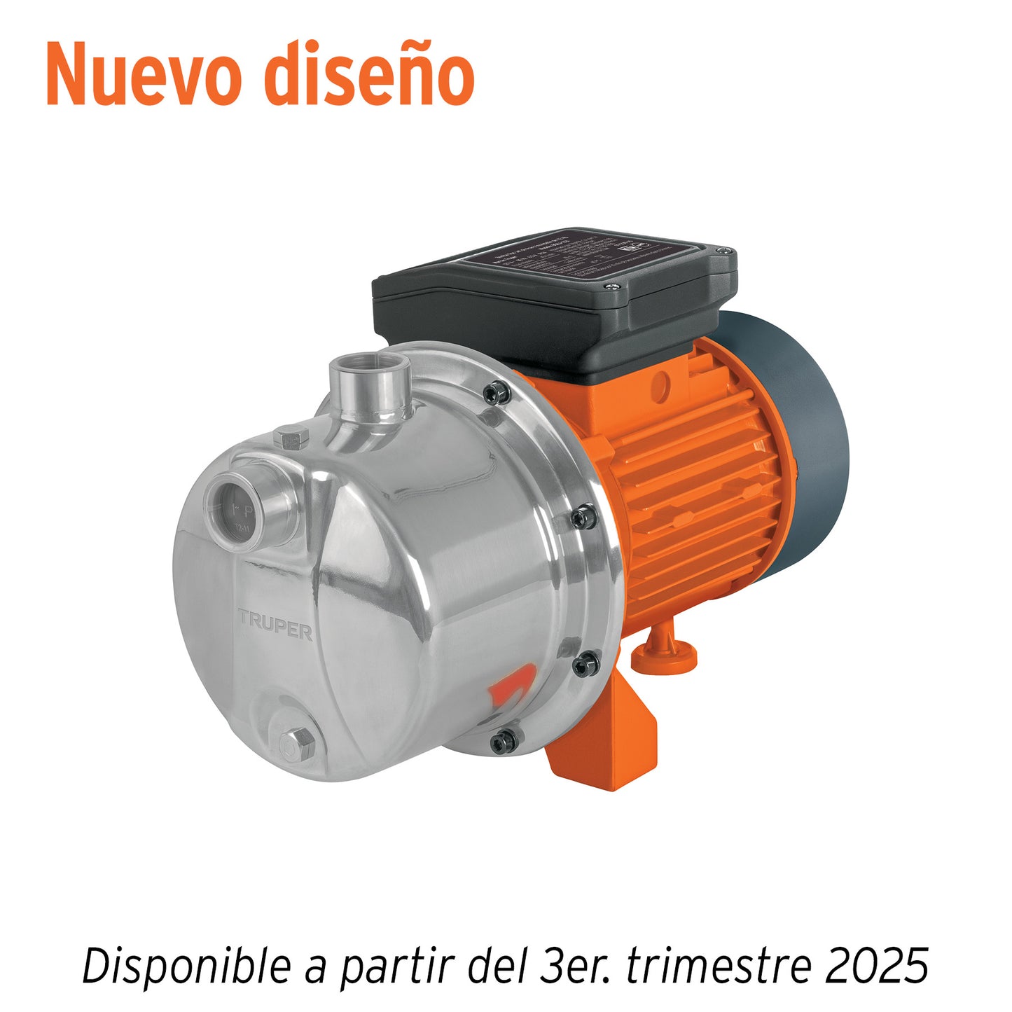 Bomba tipo jet de acero inoxidable de 1 1/2 HP