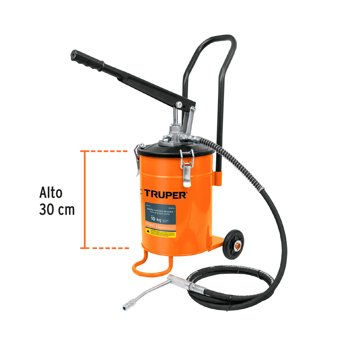 Bomba inyectora de grasa, 10 kg · vista 4