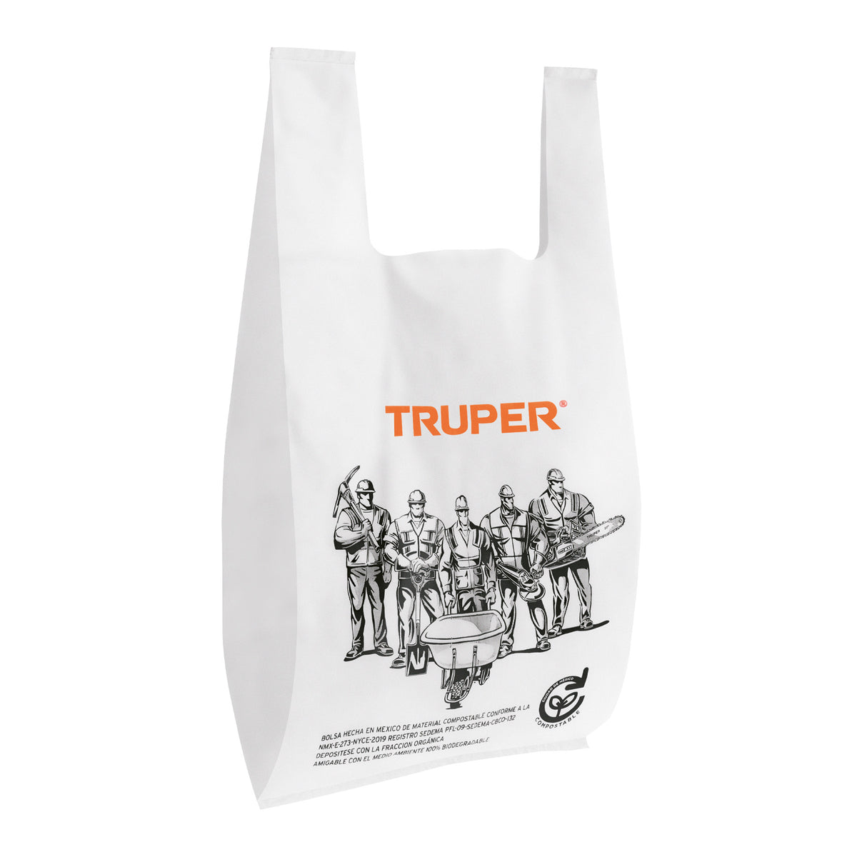 100 bolsas plásticas biodegradables de 27 x 50 cm