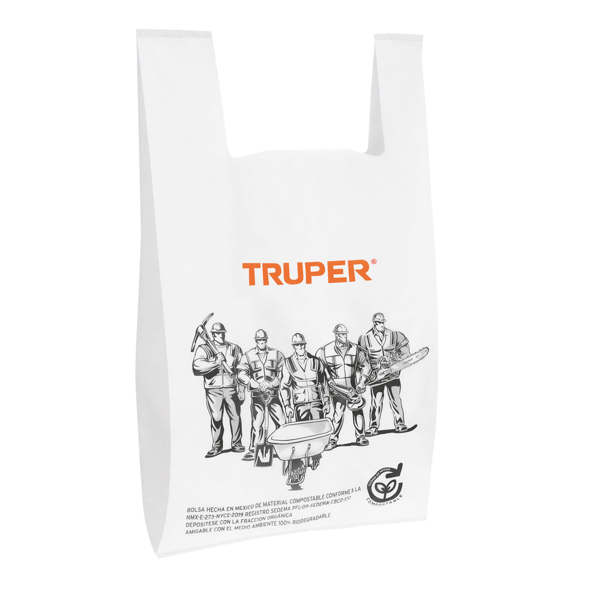 100 bolsas plásticas biodegradables de 34 x 60 cm