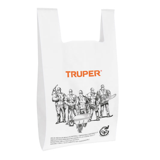 100 bolsas plásticas biodegradables de 34 x 60 cm