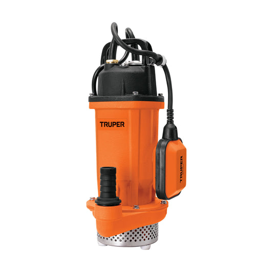 Bomba sumergible hierro fundido, agua limpia, 1/2 HP