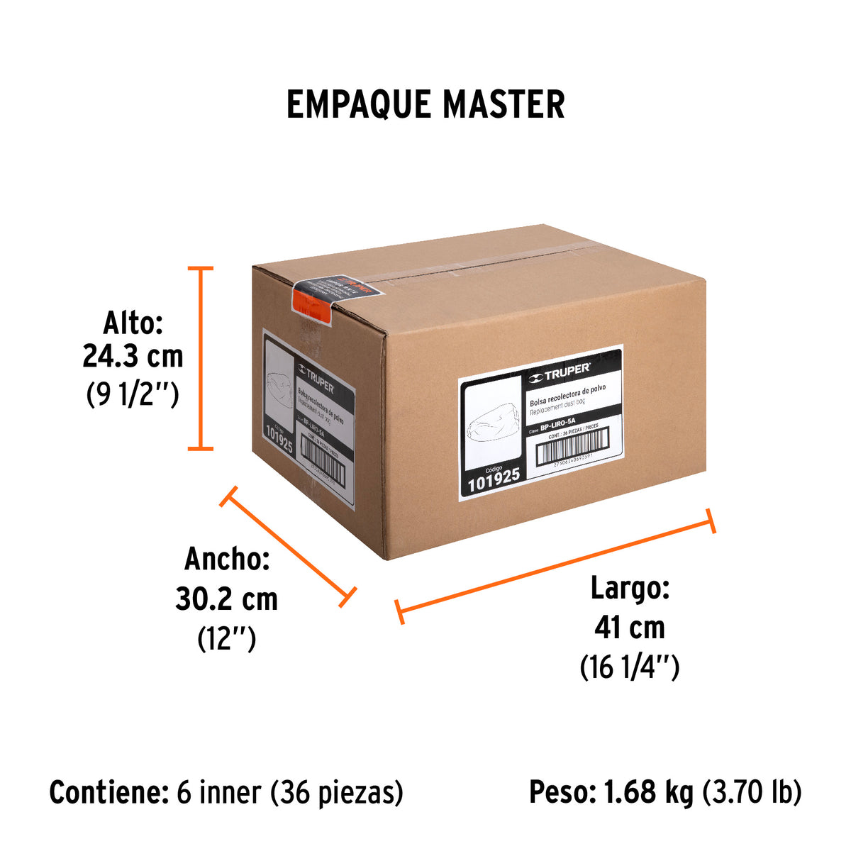 Bolsa para polvo para LIRO-5A - SKU 101925