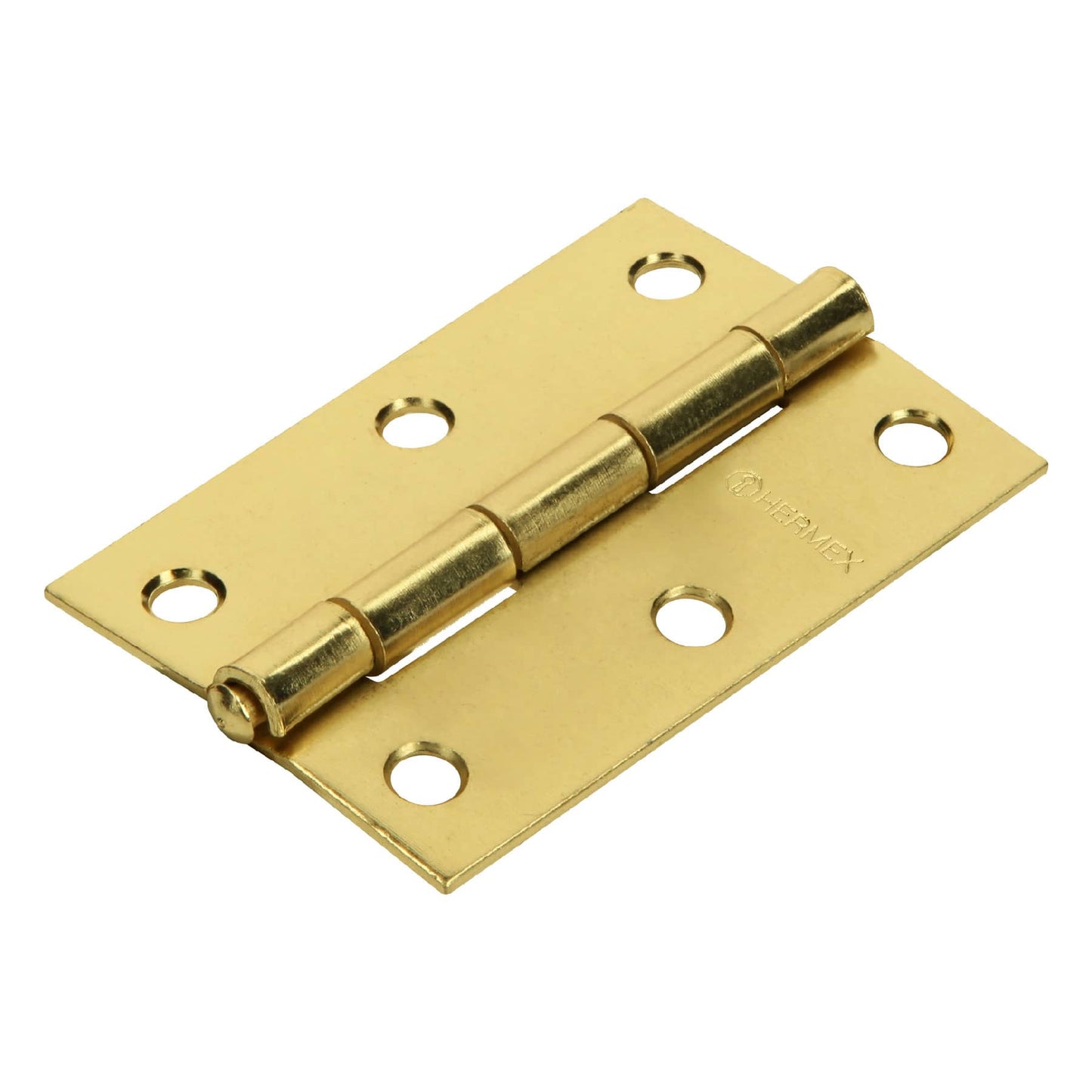 Bisagras rectangulares de 3 pulgadas en acero latonado