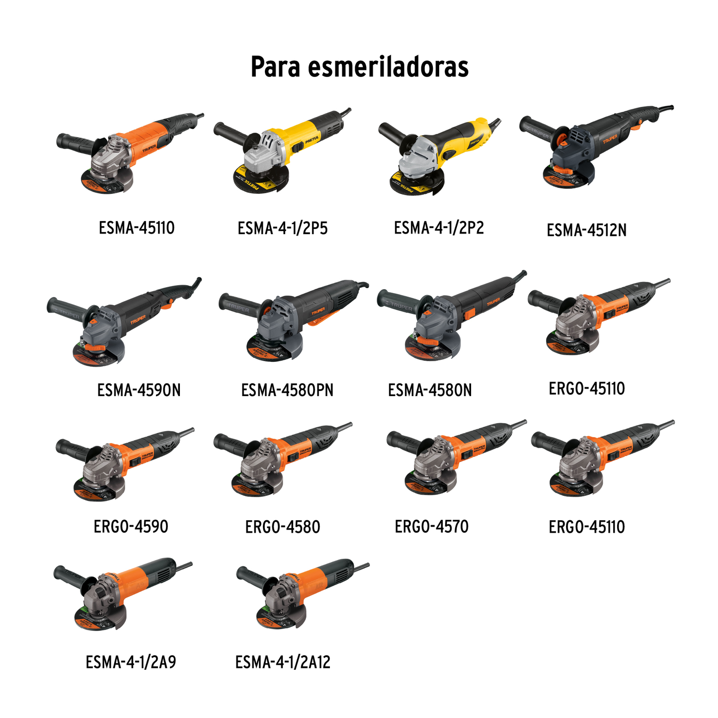 Brida exterior para esmeriladoras de 4 1/2 pulgadas compatible con Grupo 1