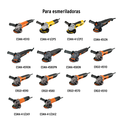 Brida interior para esmeriladoras de 4 1/2 pulgadas compatible con Grupo 1