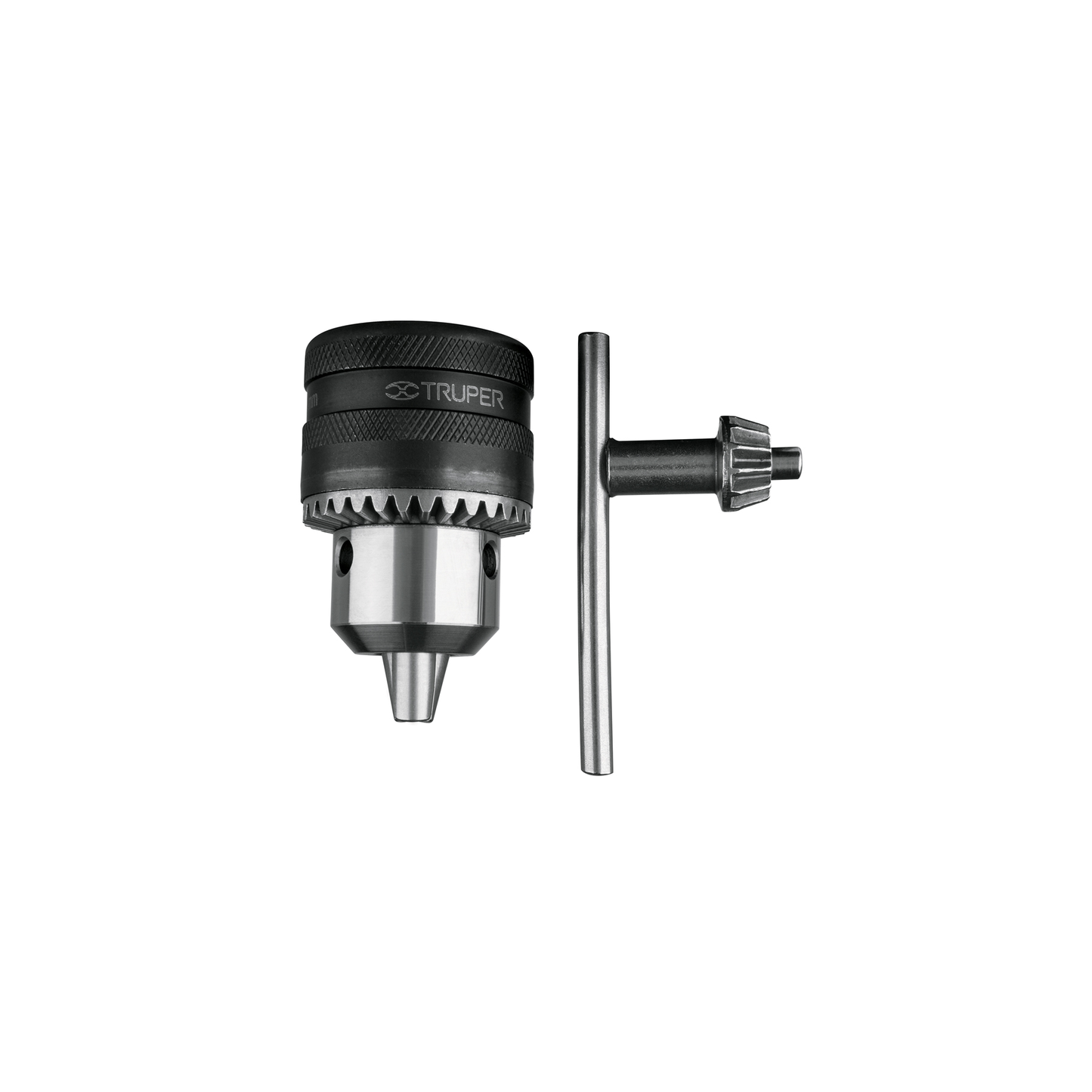 Broquero 1/2" con llave cuerpo moleteado TRUPER