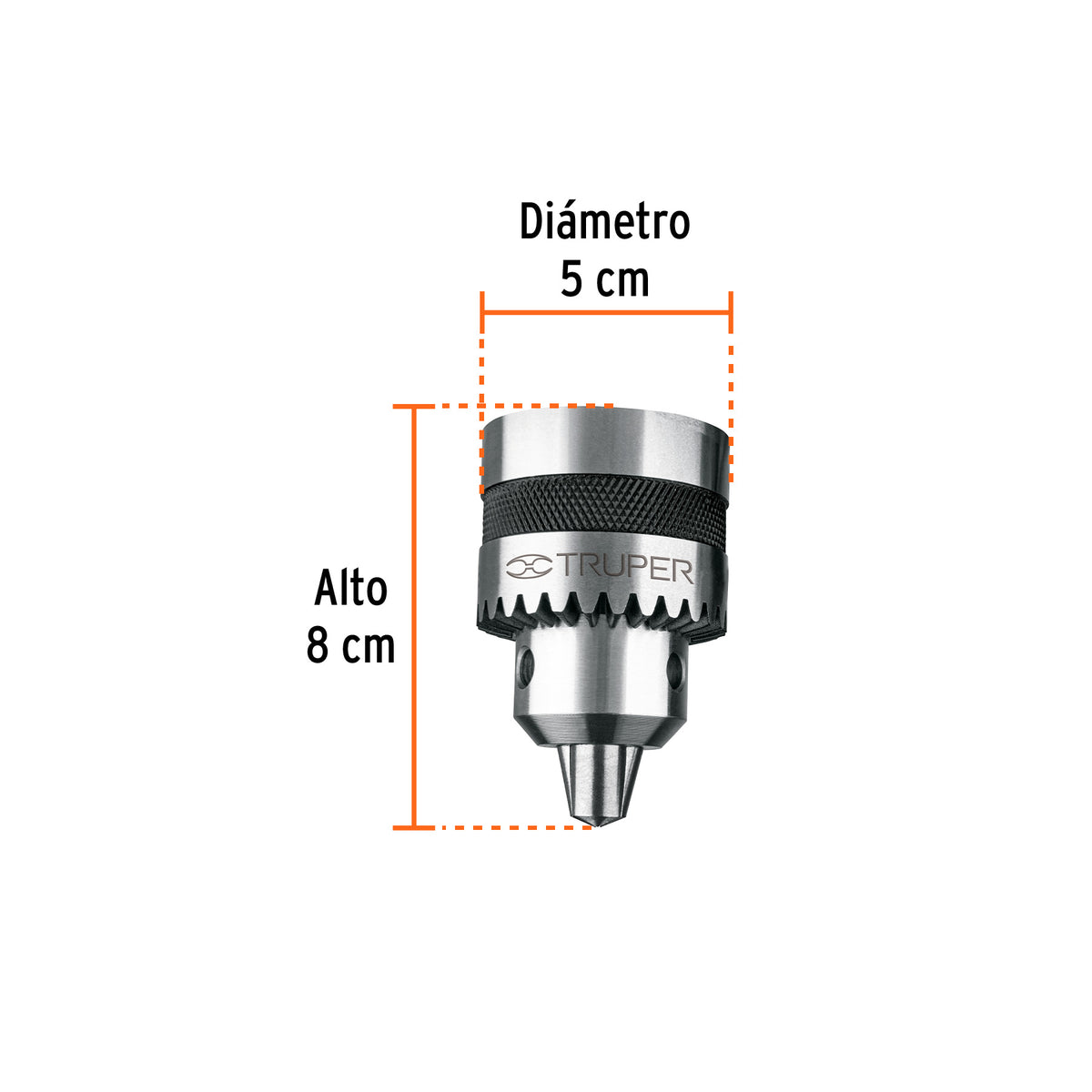 Broquero 1/2 pulg con llave para TAPI-8 - SKU 15477