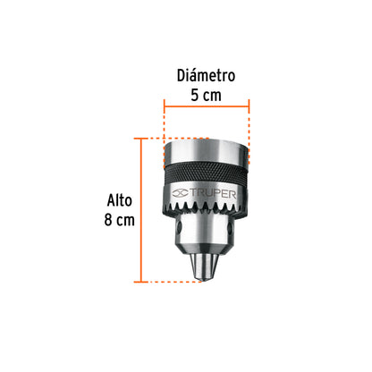 Broquero 1/2 pulg con llave para TAPI-8 - SKU 15477