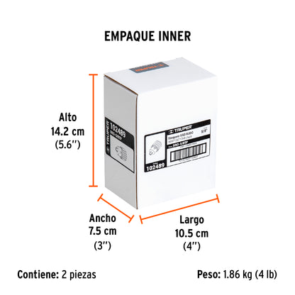 Broquero 5/8" con llave para TAPI-13, 15 y 17 · vista 5
