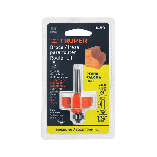 Broca para router pecho paloma con balero