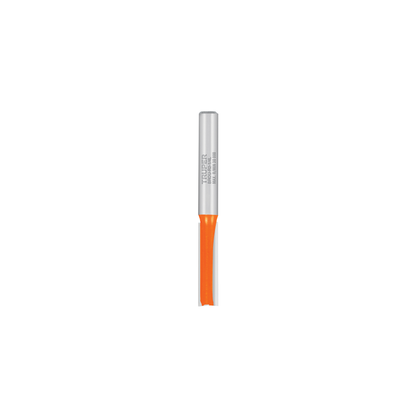 Broca para router recta 2 filos 1/4" larga