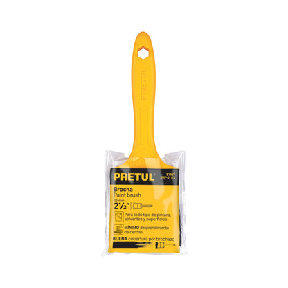 Brocha uso general de 2 1/2 pulgadas con mango de plástico