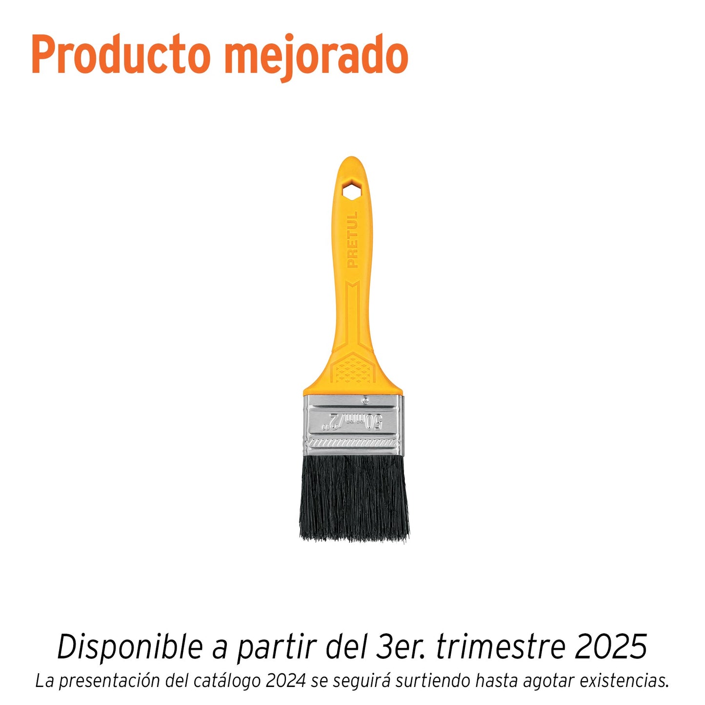 Brocha uso general de 2 pulgadas con mango de plástico