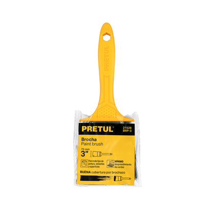 Brocha uso general de 3 pulgadas con mango de plástico