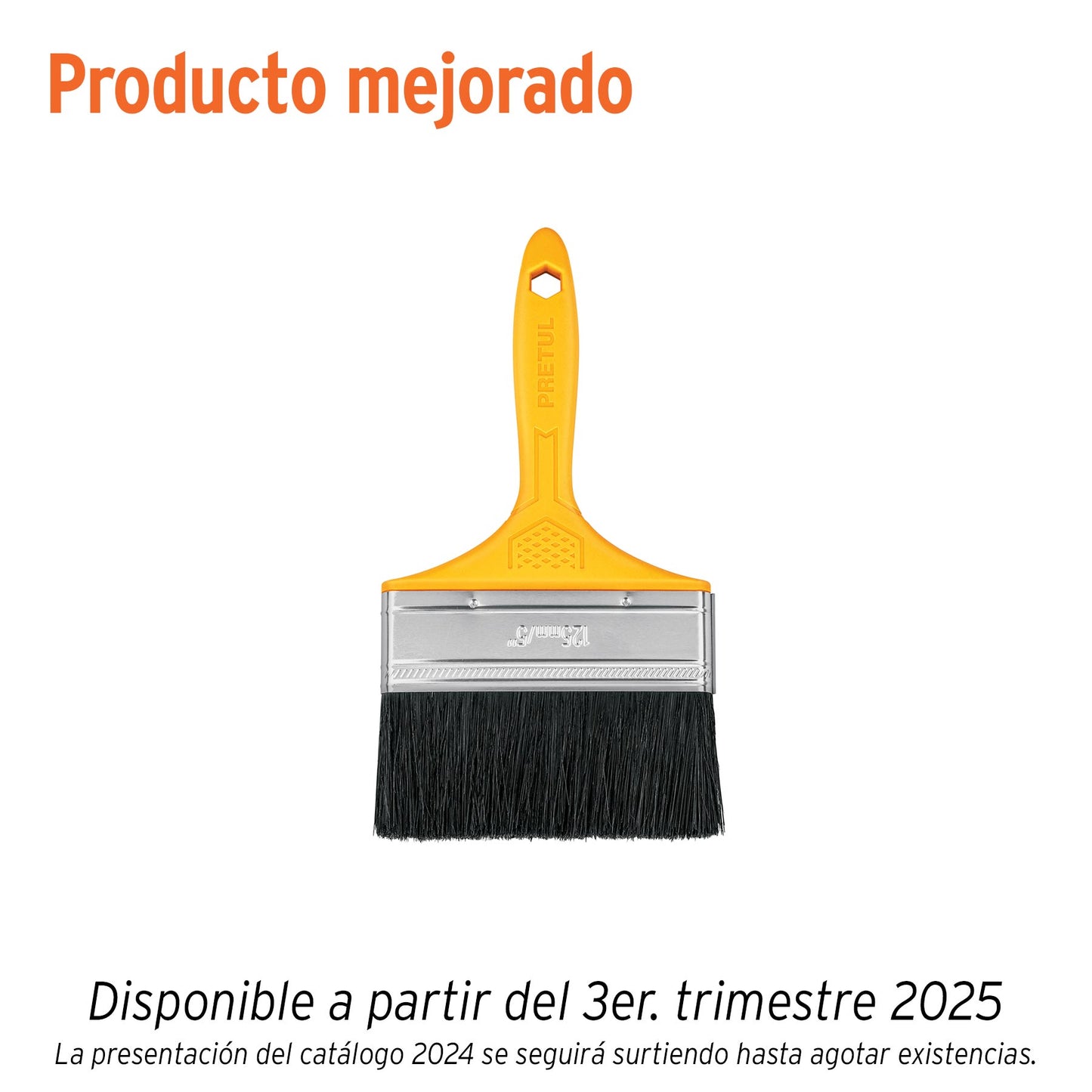 Brocha uso general de 5 pulgadas con mango de plástico