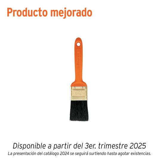 Brocha profesional de 1 1/2 pulgada con mango de plástico
