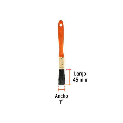 Brocha profesional de 1/2 pulgada con mango de plástico