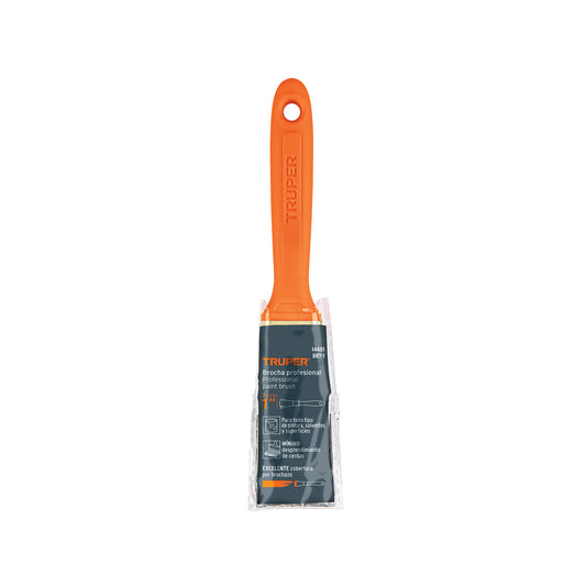 Brocha profesional de 1 pulgada con mango de plástico