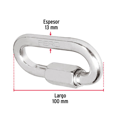 Bandola Acero con Seguro 1/2 Pulgada