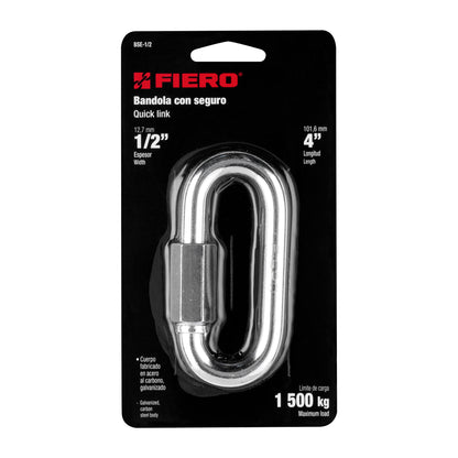 Bandola Acero con Seguro 1/2 Pulgada