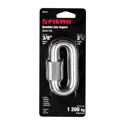 Bandola Acero con Seguro 3/8 Pulgada