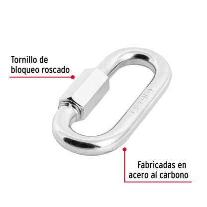 Bandola Acero con Seguro 3/8 Pulgada