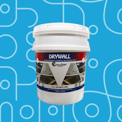 Acondicionador y base acrílica para drywall y madera con acabado mate