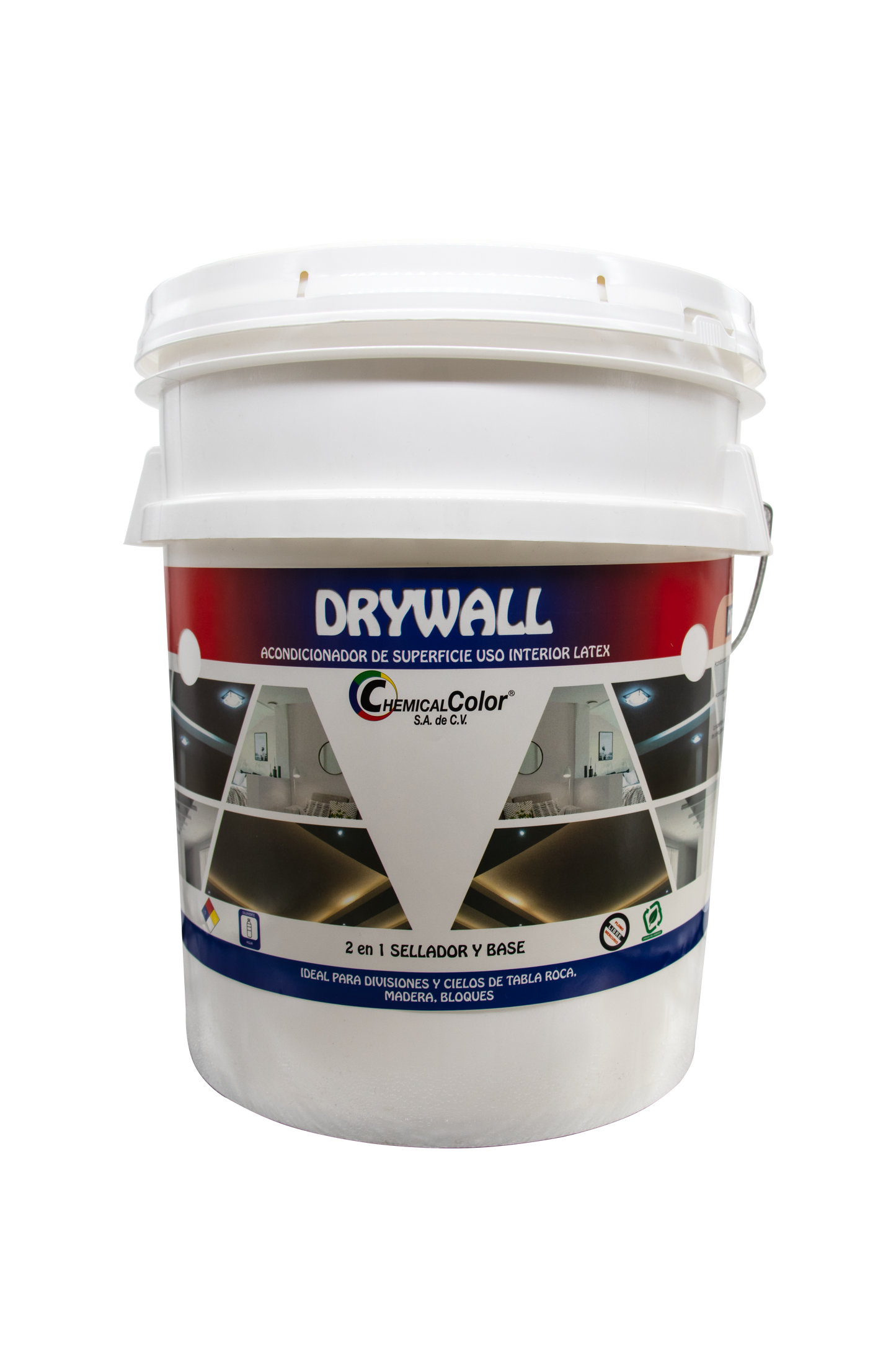 Acondicionador y base acrílica para drywall y madera con acabado mate