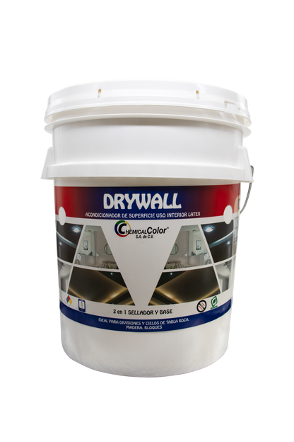 Acondicionador y base acrílica para drywall y madera con acabado mate