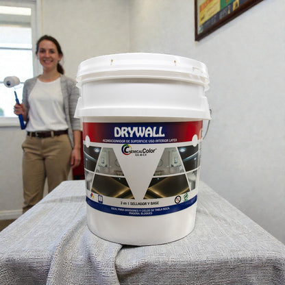 Acondicionador y base acrílica para drywall y madera con acabado mate