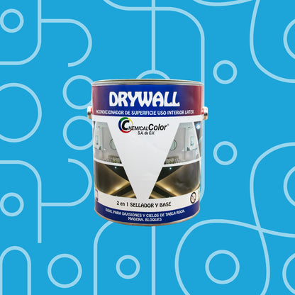 Acondicionador y base acrílica para drywall y madera con acabado mate