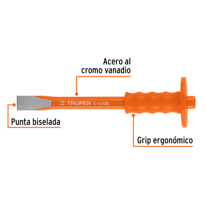 Cincel de corte frío 1 X 12" con grip · vista 2