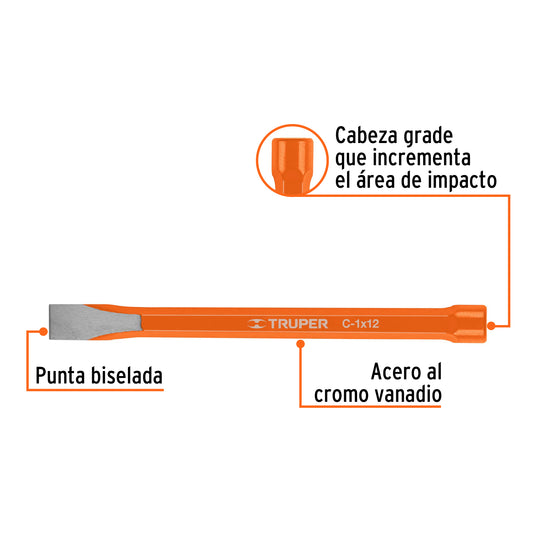 Cincel de corte frío de 1 X 12" · vista 2