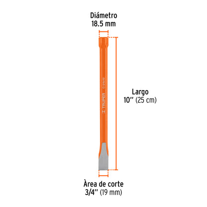 Cincel de corte frío de 3/4 X 10"