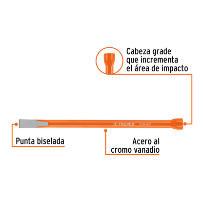 Cincel de corte frío de 5/16x6"