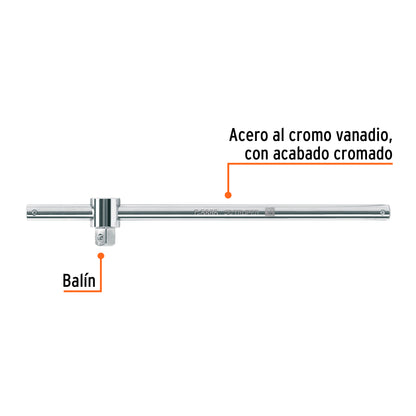 Barra corrediza para dados 3/4 pulg