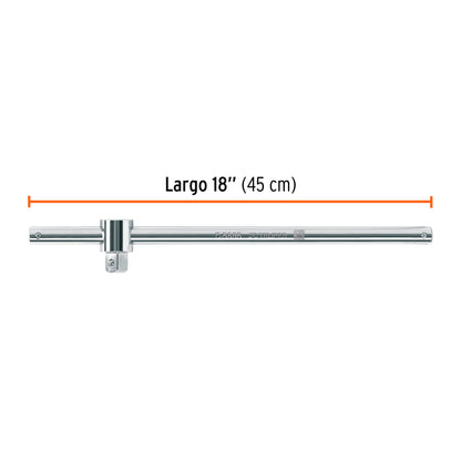 Barra corrediza para dados 3/4 pulg