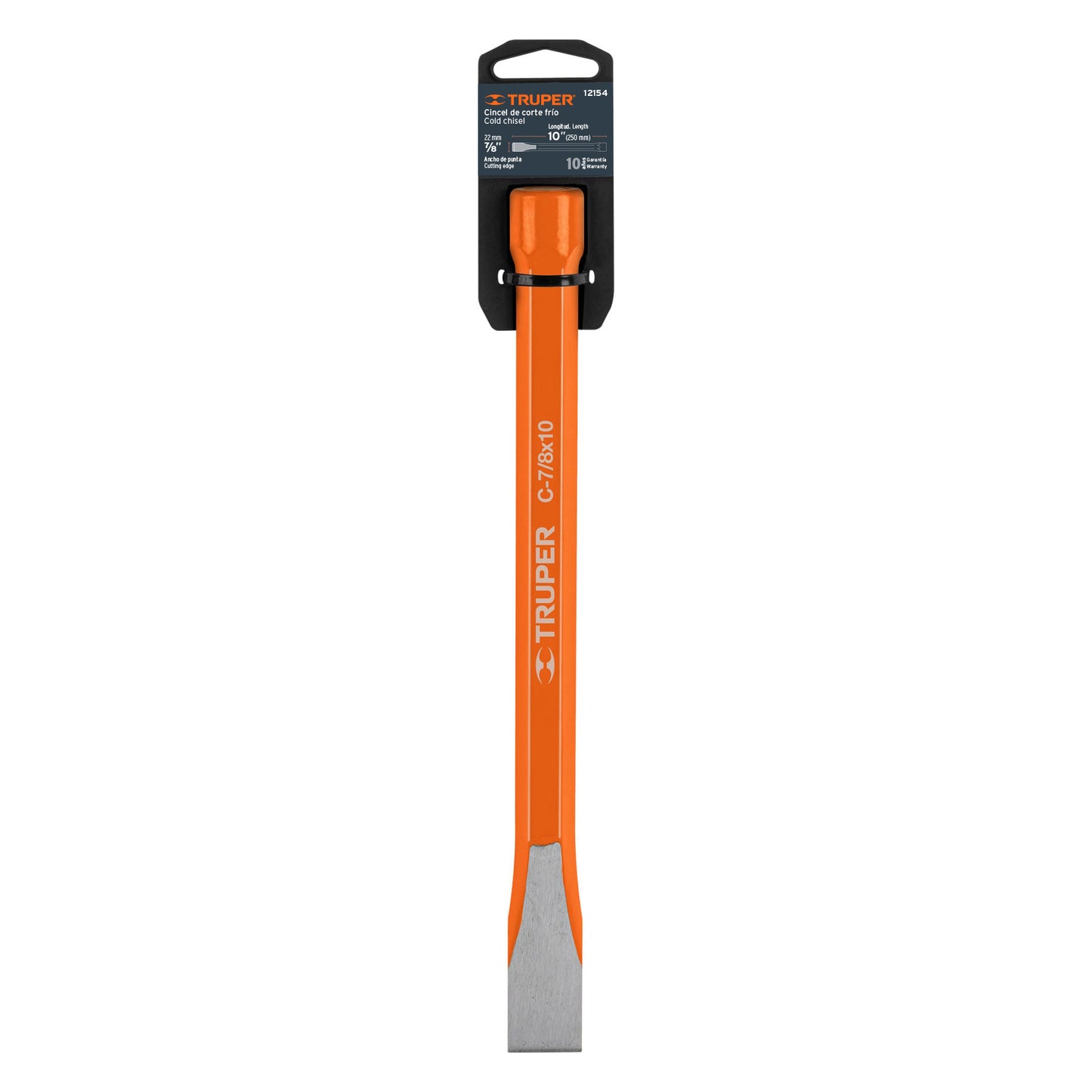 Cincel de corte frio de 7/8 X 10 pulg.
