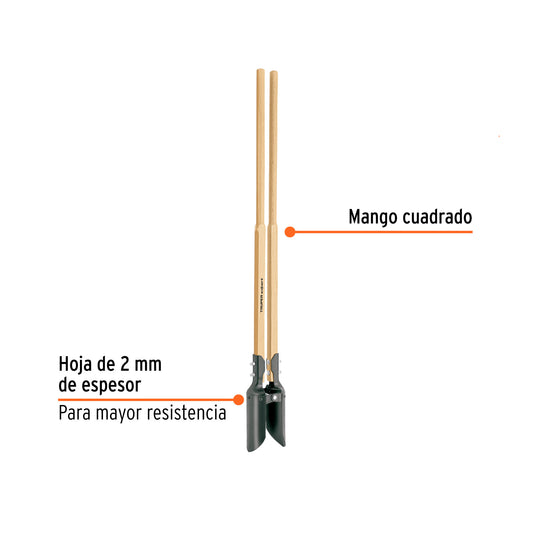 Cavador con mangos de madera de 48"