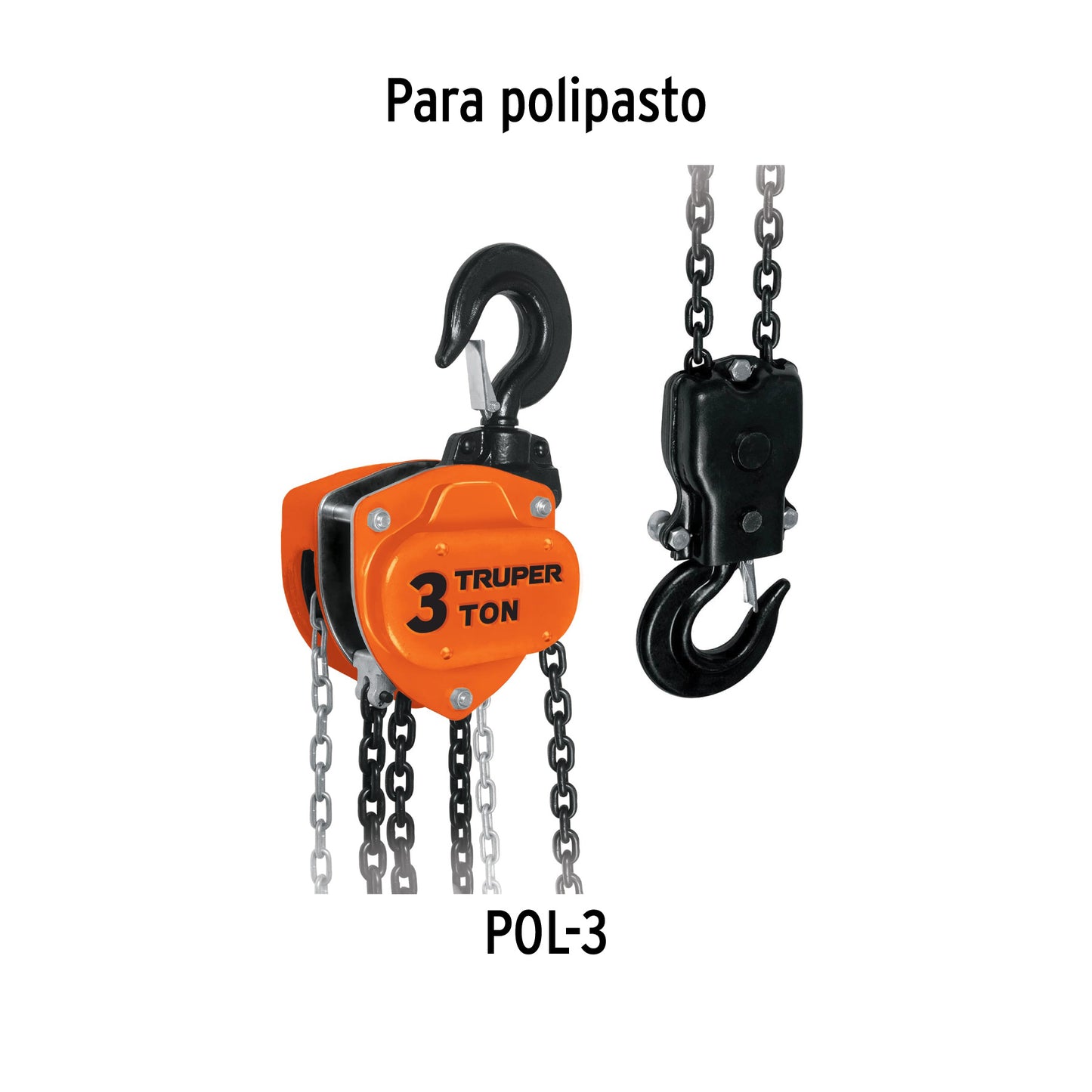 Cadena de repuesto para polipasto 3 toneladas