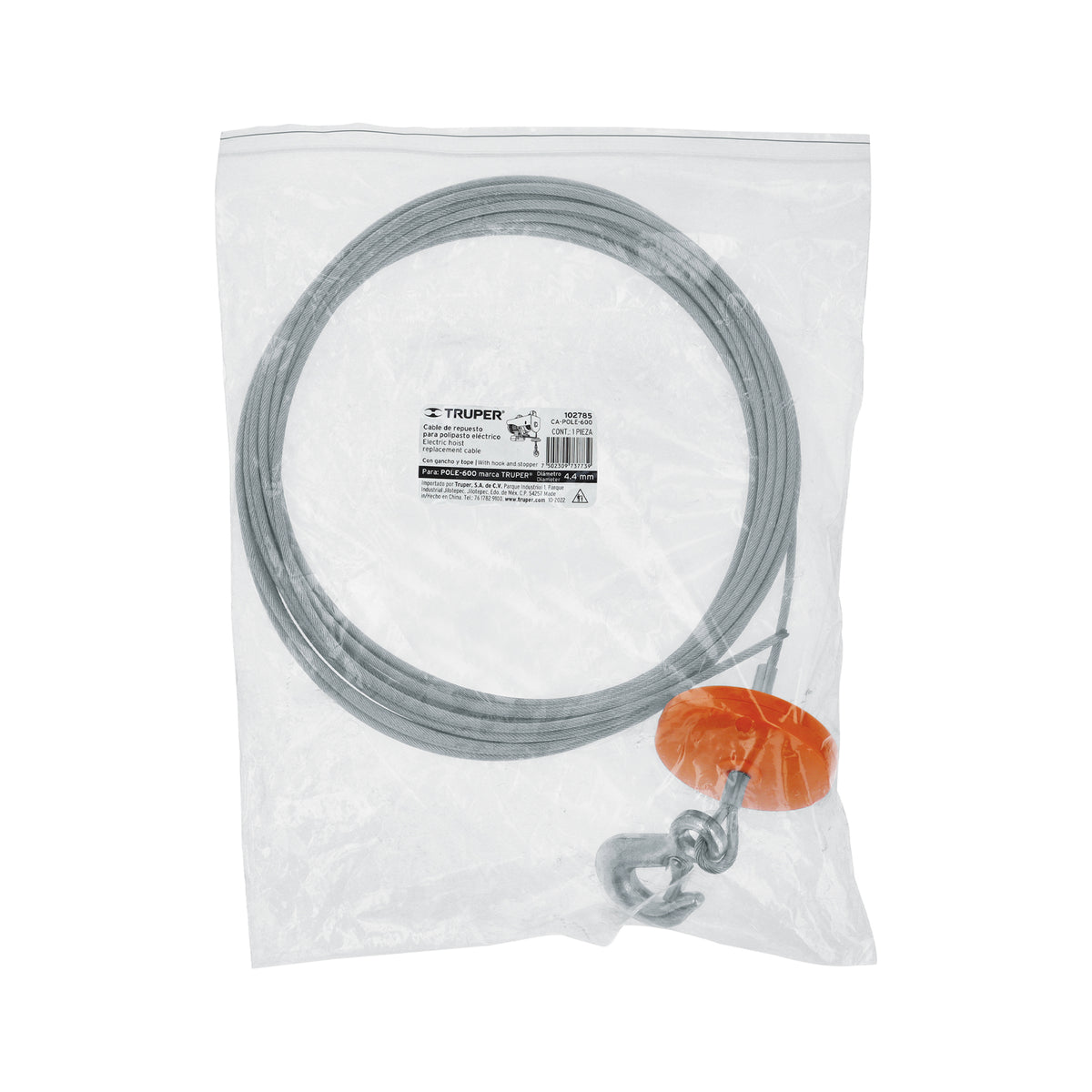 Cable para polipasto electrico POLE-600 - SKU 102785