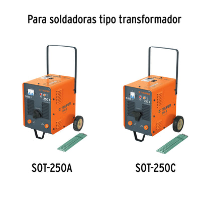 Cables con pinza a tierra p/SOT-250A