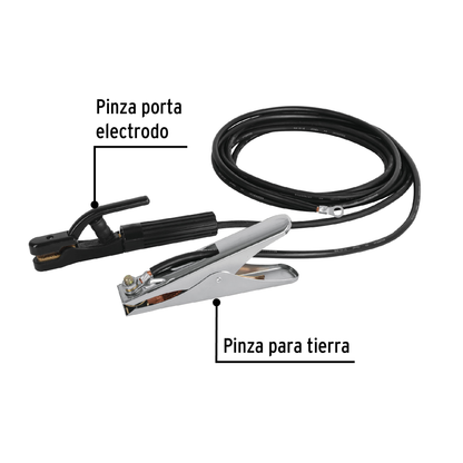Cables con pinzas para soldadoras de arco