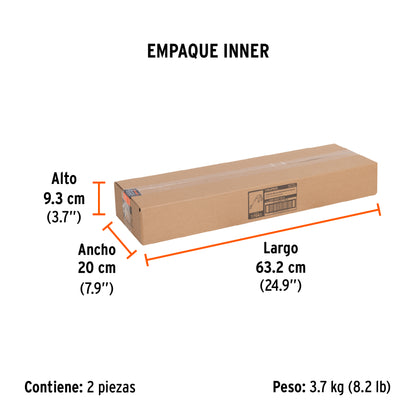 Línea de vida con absorbedor de impacto, doble brazo, ANSI · vista 5