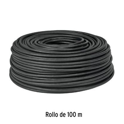 Metro de cable coaxial RG6 en rollo de 100 m