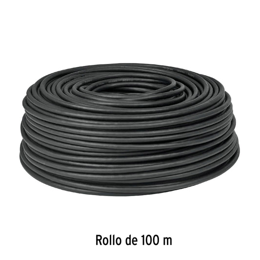 Metro de cable coaxial RG6 en rollo de 100 m