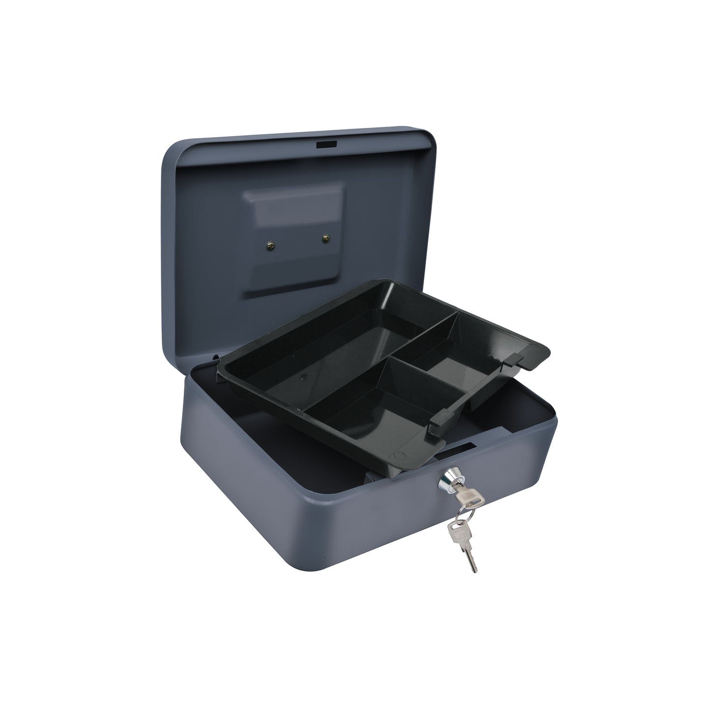 Caja para dinero de acero con charola removible de 25 cm