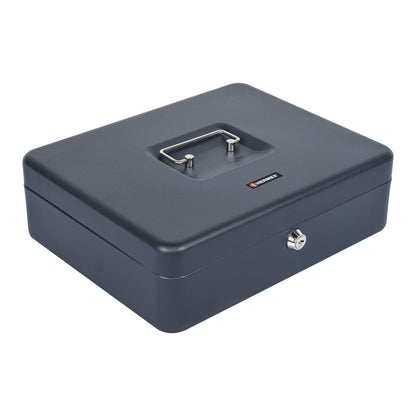 Caja para dinero de acero con charola removible de 30 cm