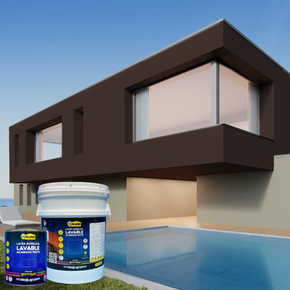 Pintura látex Pluss mate acrílica lavable para interior y exterior